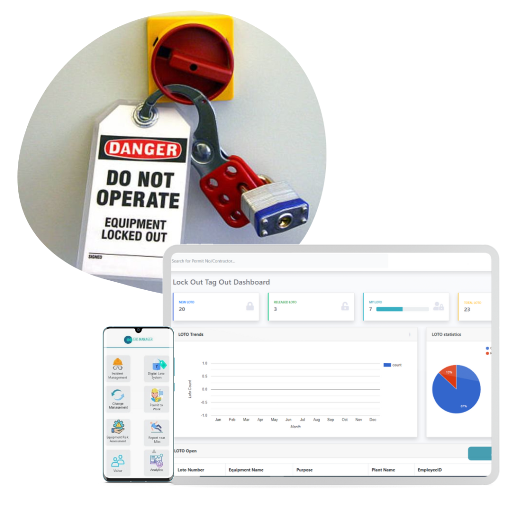 Lockout Tagout Software LOTO system ehs4safety