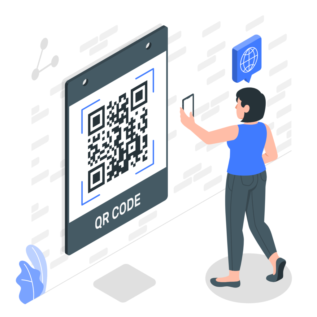 touchless entry and exit by using Qr code_Visitor Management Software