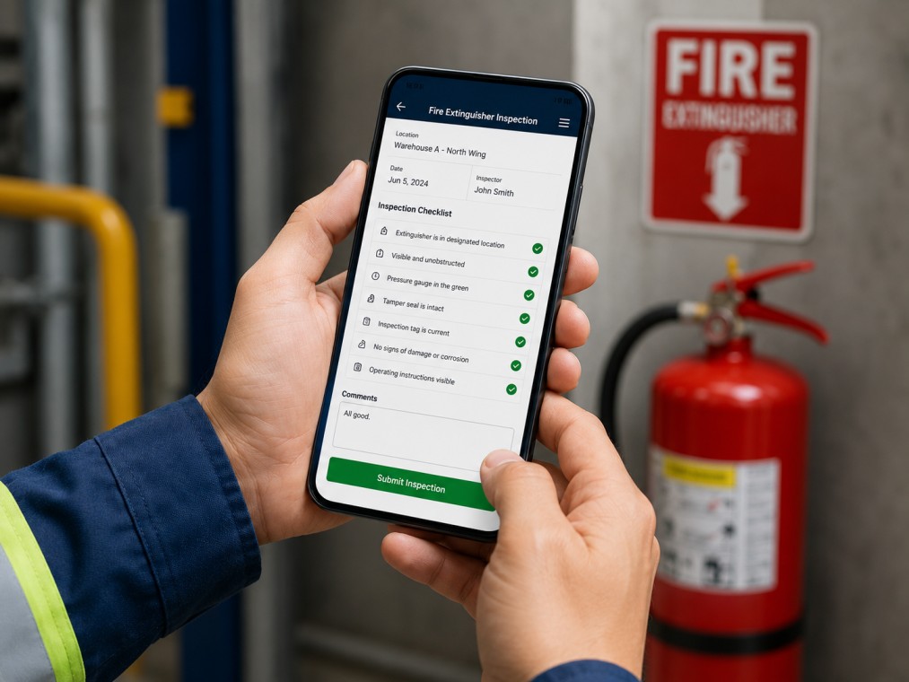 Mobile Fire Safety Inspection Software app for frontline inspection teams