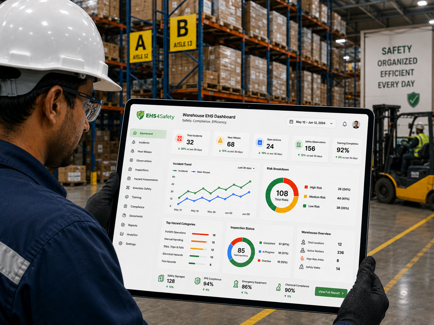 EHS4Safety Analytics Dashboard Preview