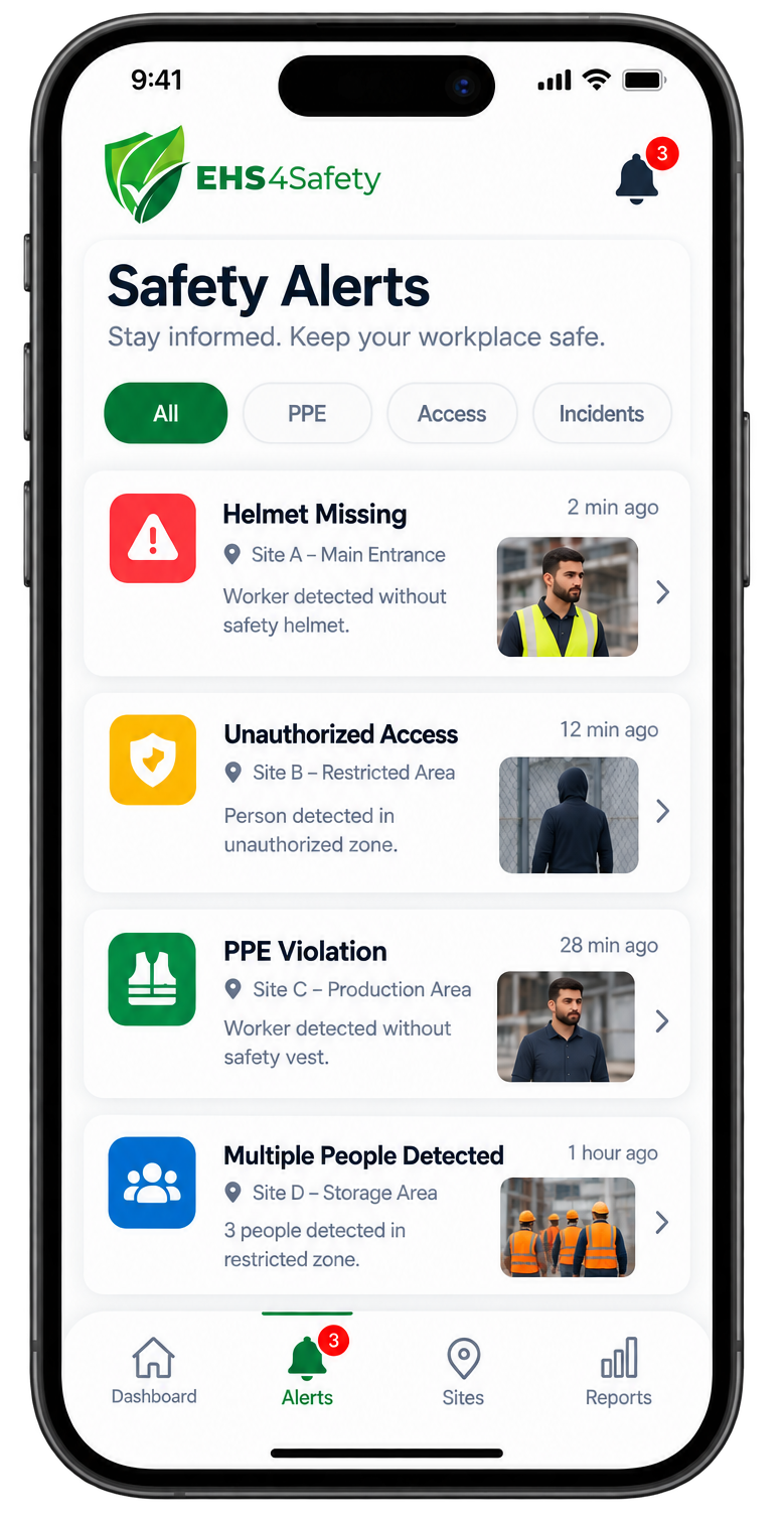 Real-Time Mobile Incident Notifications